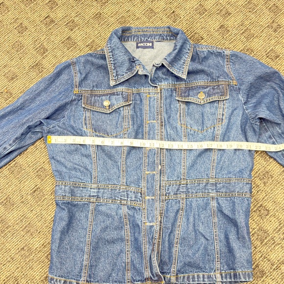 Baccini Dark Blue Denim Jacket - Picture 5 of 15